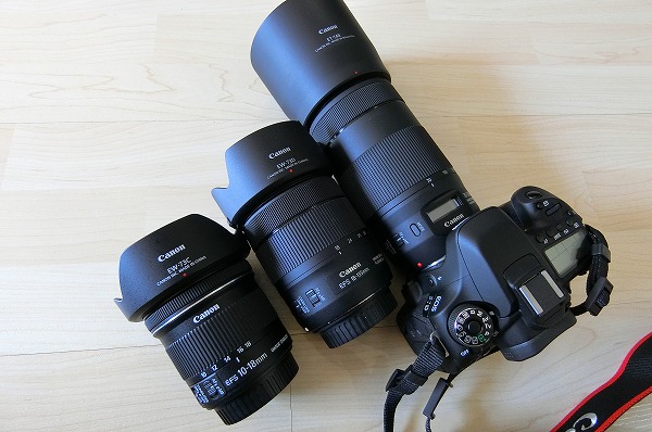 Canon EF70-300mm F4-5.6 IS Ⅱ USM フード付き